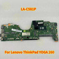 LA-C581P Lenovo Thinkpad YOGA 260 Laptop Motherboard SR2F0 I5-6300U