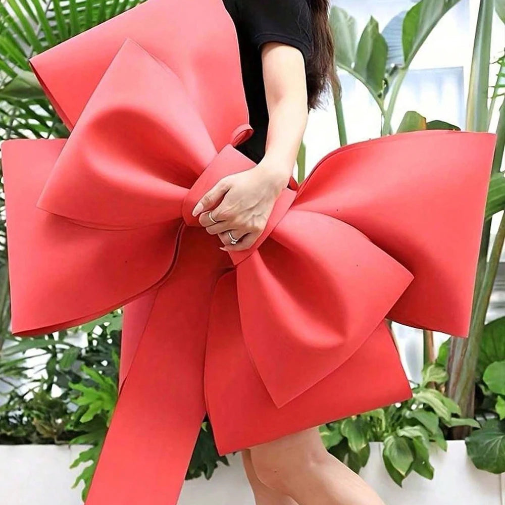 Big Bow Pink Red for or Wedding Arch Bridal Shower Party Birthday Christmas Decoration Door Home Decor Bow Knot Zpaxo