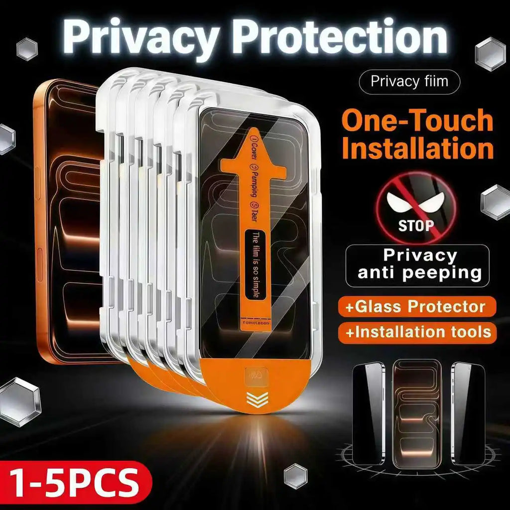 1- Oleophobic Coating Dust Easy Installation Privacy Screen Protector