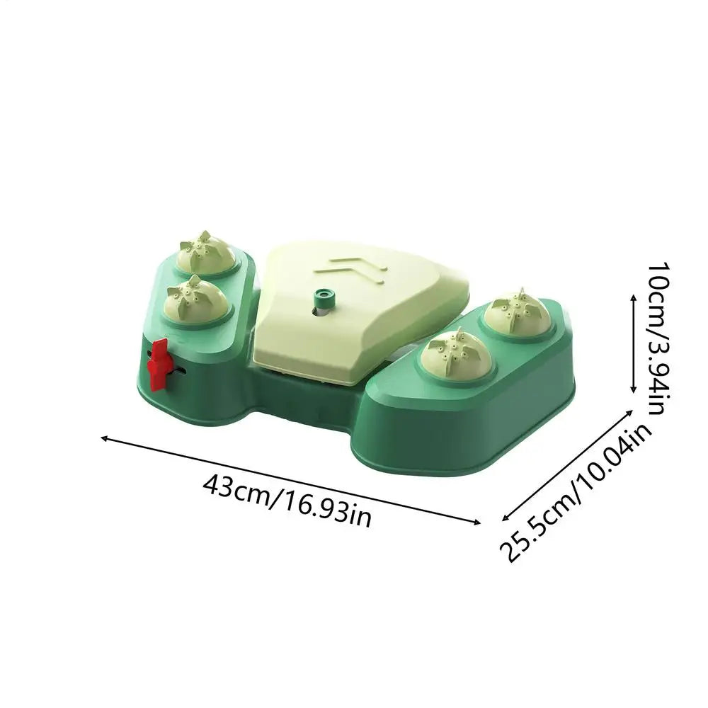 Outdoor Dog Fountain Step On Fountains Paw Activated Dog Water Dispenser For Backyard Garden Summer Lawn Zpaxo Green China Mainland