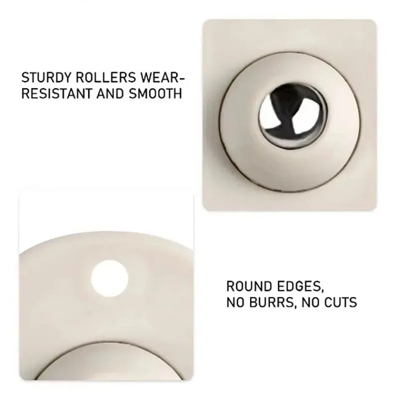 Self-Adhesive Mini Swivel Caster Wheels for Furniture (4–20 Pack) Furniture Caster Wheels Zpaxo