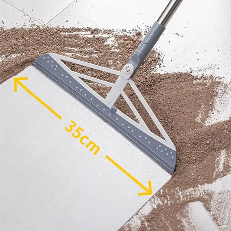 180° Rotatable Rubber Broom – Silicone Floor Squeegee Mop Rubber Floor Broom Zpaxo