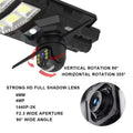 Solar Powered Security Street Light Wifi Camera Voice Warn 4MP V380 Zpaxo WiFi China Mainland