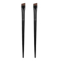New 2 pieces eyebrow contour brush eyebrow eyeliner brush portable small angle eyebrow brush female makeup tool Zpaxo C3060-l-2pcs