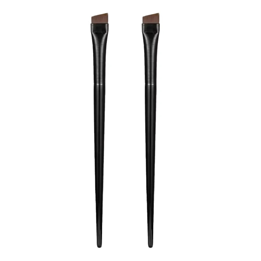 New 2 pieces eyebrow contour brush eyebrow eyeliner brush portable small angle eyebrow brush female makeup tool Zpaxo C3060-l-2pcs