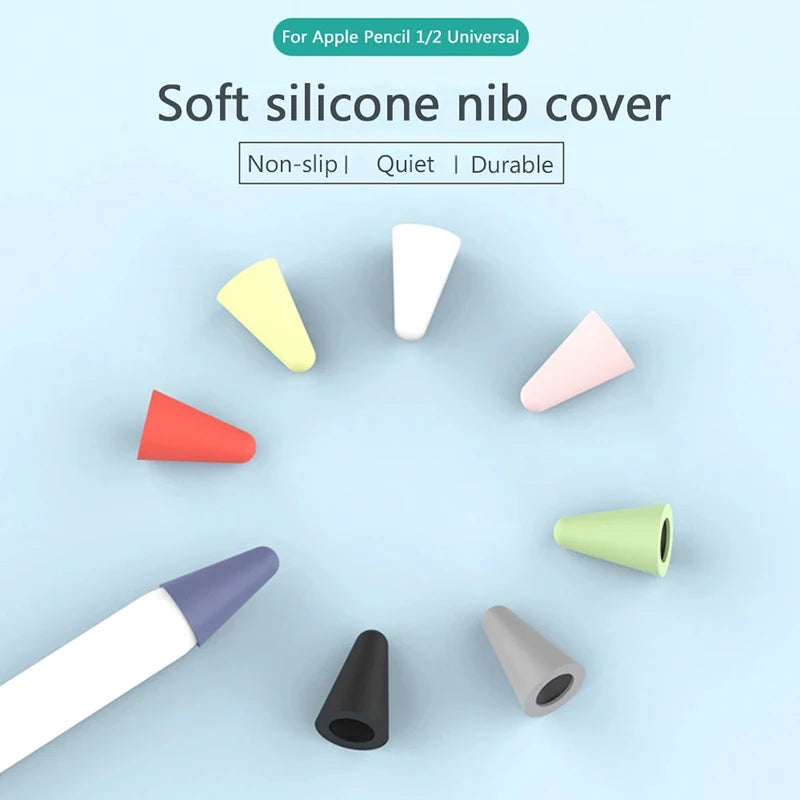 Soft Silicone Mute Nib Cover Apple Pencil 2 Generation Replacement Zpaxo
