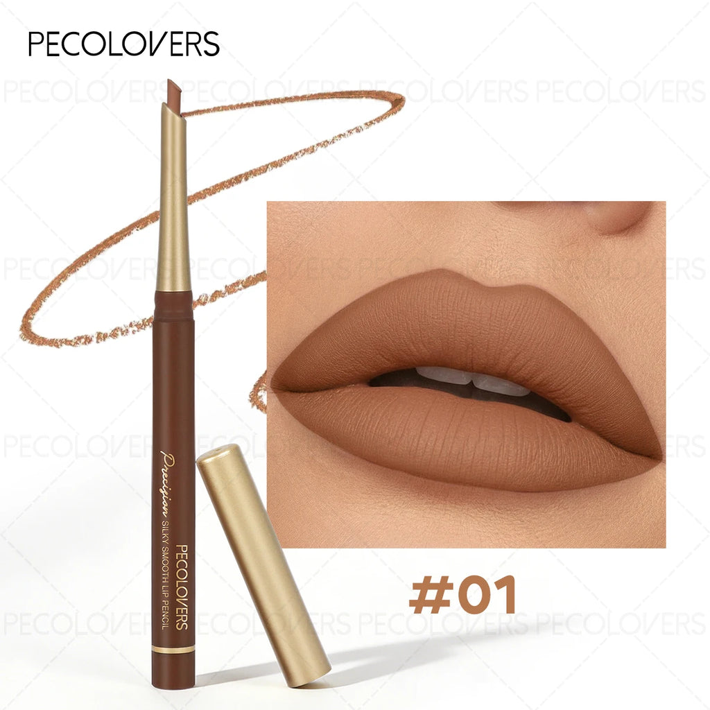 Matte Lip Liner Pencil Long Lasting Non-stick Moisturizing Formula Zpaxo 01