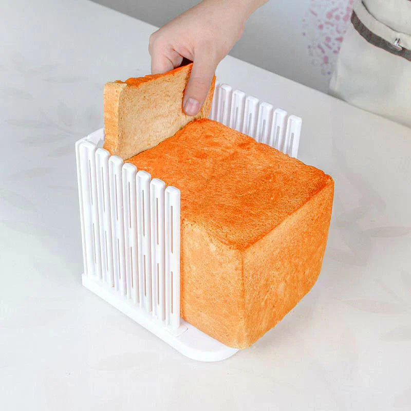 Homemade Bread Toast Slicer Stand Foldable Loaf Slicing Machine Zpaxo