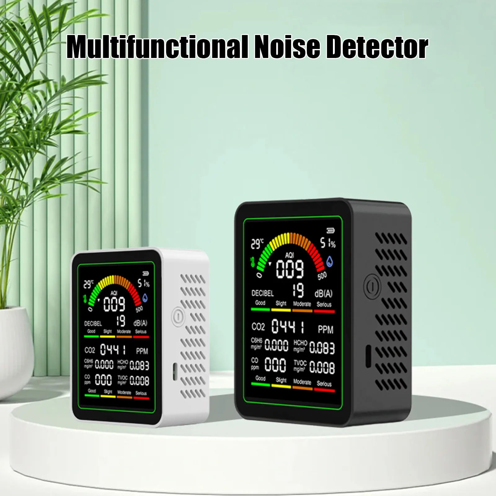 1 Multifunctional Air Detector Type-c Charging Carbon Dioxide Airs
