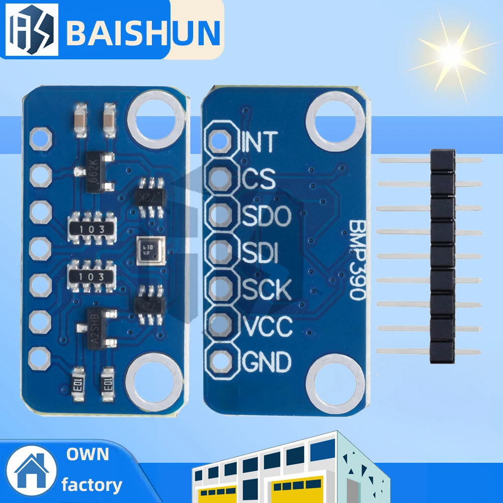 BMP390 bmp580 High Precision Atmospheric Pressure Sensor Module I2C SPI Interface Compatible With For Arduino And STM32 Zpaxo