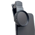 37mm Cell Phone Camera Lens Professional Variable ND Filter Neutral Density ND2-ND400 For Xiaomi Samsung Mobile Phone With Clip