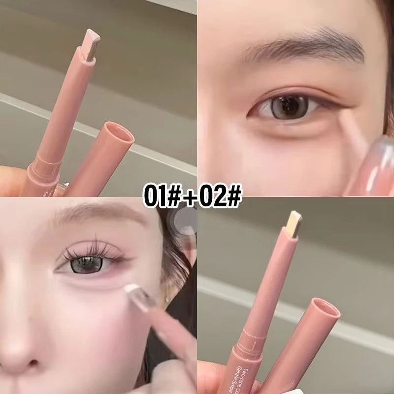1 Bicolor Lying Silkworms Pen Highlighter Nude Lower Eyelid Contour