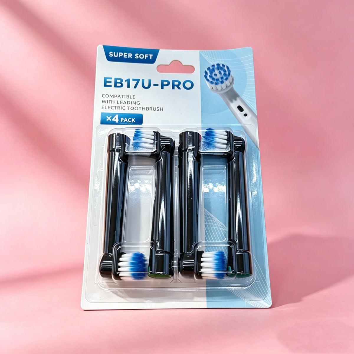 Wholesale 4 8 Lot Electric Toothbrush Head Oral B 6000 Sensitive Zpaxo EB17UPRO Black-4