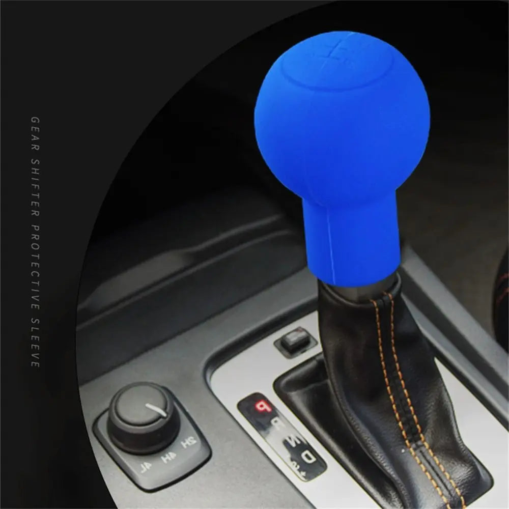 Soft Automatic 5 Gear Manual Silicone Stick Lever Shell Shift Knob Zpaxo