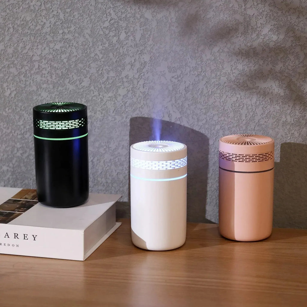 Car Humidifier Mini Seven-Color Aroma Humidifier Car Air Purifier Small Atomizer Household Bedroom Water Supply Zpaxo