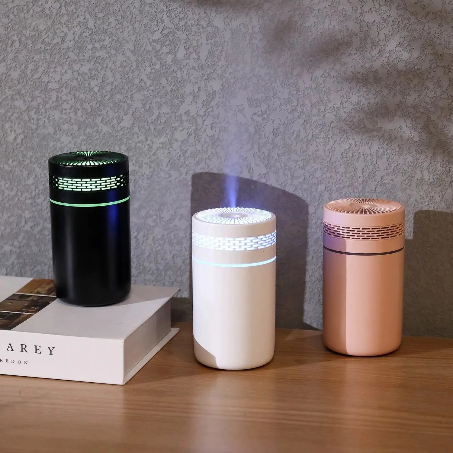 Car Humidifier Mini Seven-Color Aroma Humidifier Car Air Purifier Small Atomizer Household Bedroom Water Supply Zpaxo