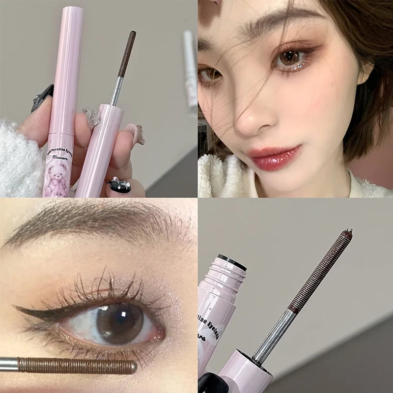 Silk Fiber Curling Mascara Ultra-fine Brush Waterproof Long Lasting