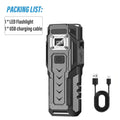 ESMARTER 1000LM Rechargeable LED Flashlight & COB Work Light Rechargeable Flashlight Zpaxo BK08
