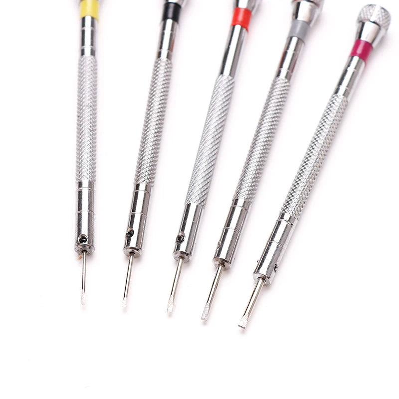 Watch, glasses, toy repair screwdriver, non-magnetic flat-head mini screwdriver, disassembly and installation screws Zpaxo