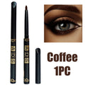 1-20Pcs Waterproof Black Eyeliner Pencils -Smudge-Proof, Long-Lasting & Beginner-Friendly Smooth High Pigmented Punk Eye Makeup Zpaxo 1Pc Coffee Gel ABS