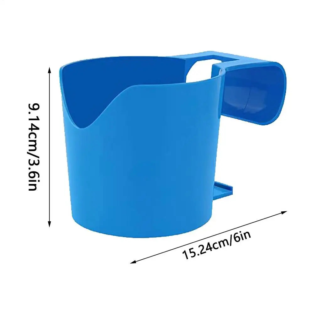 Poolside Cup Holder Backyard Pools No Punching Beer Bottle Drink