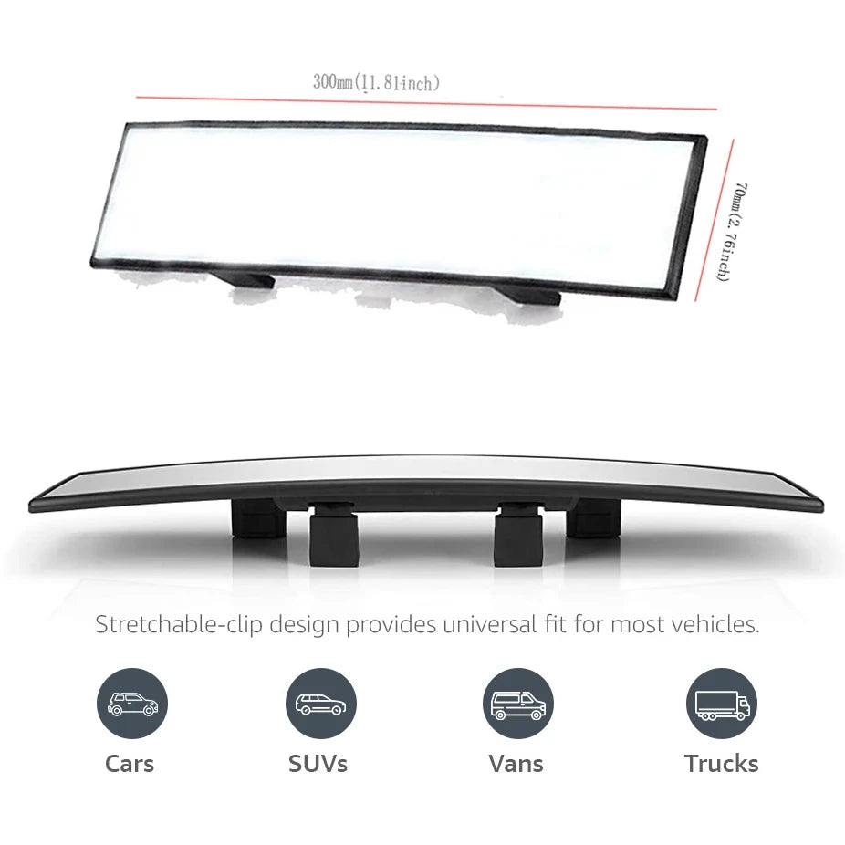 Car Mirror Interior Rearview Mirrors Universal Auto Rear View