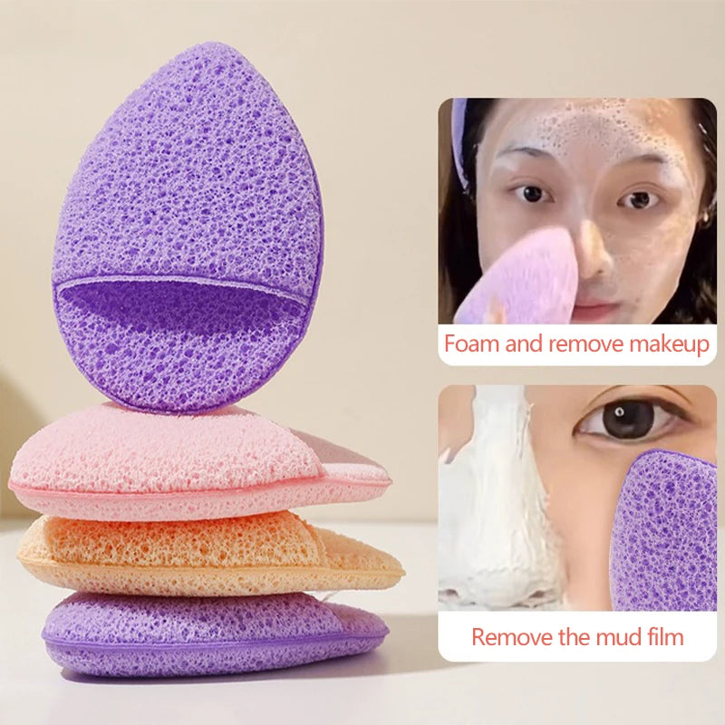 Face Wash Cleansing Puff Soft Cosmetic Sponge Deep Facial Mask Makeup Zpaxo