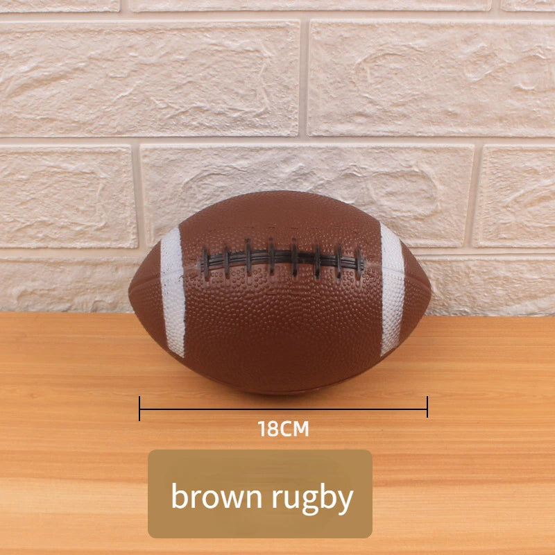 Toy Rugby Children and Teens PVC Inflatable Elastic Toy Ball Sports Sporting Goods Kindergarten Training Prizes FootballAmerican Zpaxo