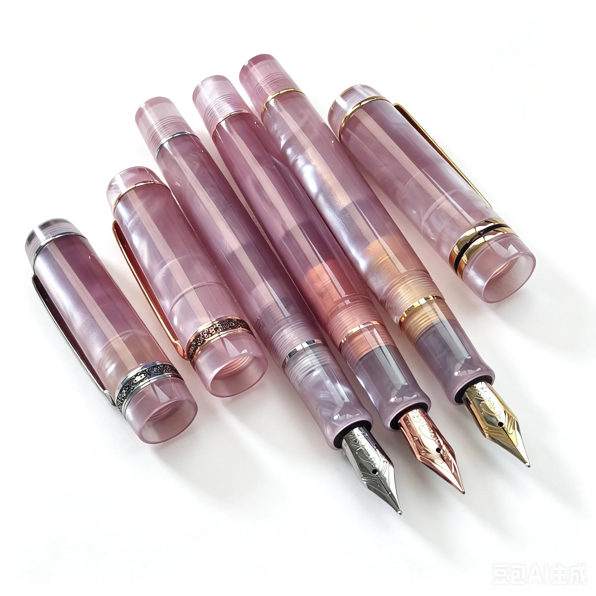 Kaigelu 316 Smooth Acrylic Fountain Pen EF/F/M Nib Beautiful Marble Amber Texture Ink Writing Gift Office Business Zpaxo