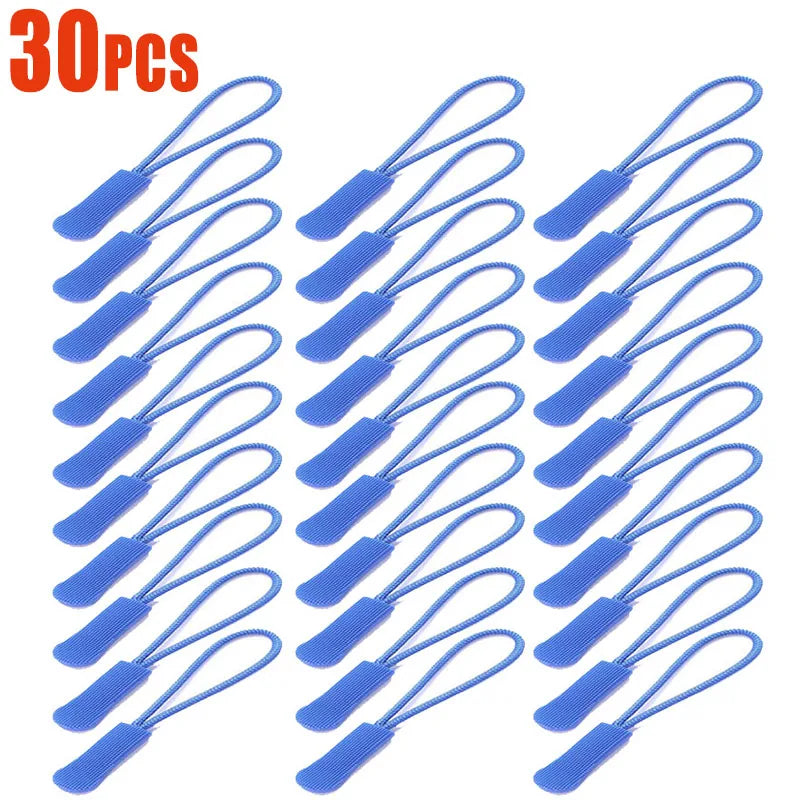 Zipper Pull Cord Extenders 10–30 Pack – Bags, Jackets & Luggage