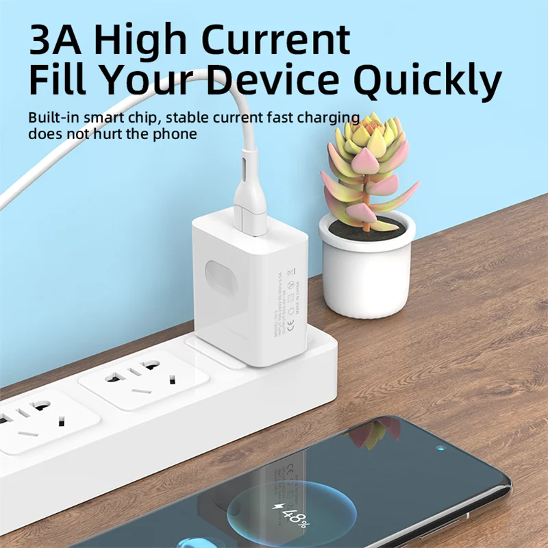 Portable USB Wall Charger – Fast 2A Travel Power Adapter USB Wall Charger Zpaxo