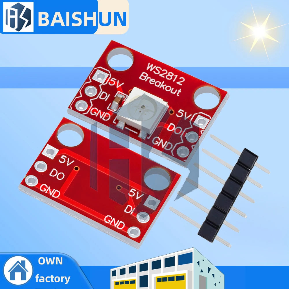 WS2812 RGB LED Module Breakout Board Arduino Kits DIY Zpaxo 1pcs
