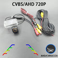 170 AHD1080P CVBS Backup Camera Reverse Rear View Peugeot 206 207 307