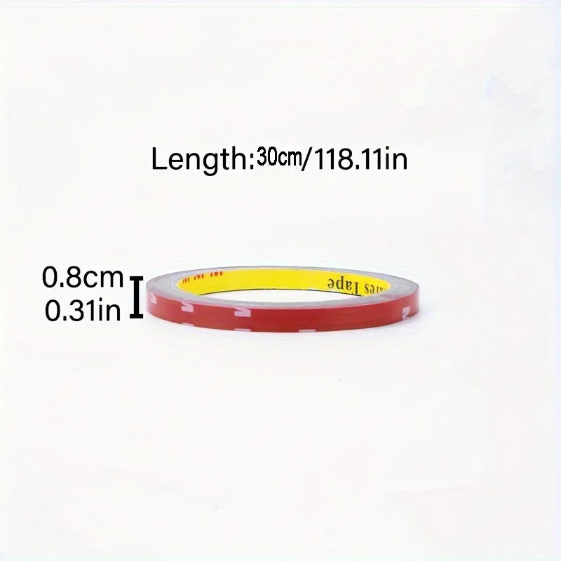 Double Sided Powerful Adhesive Extra Strong Double Tapes Special Double-Sided Tape for Phone Lcd Car Screen Repair TapeStickers Zpaxo 8mmx30CM as show as show