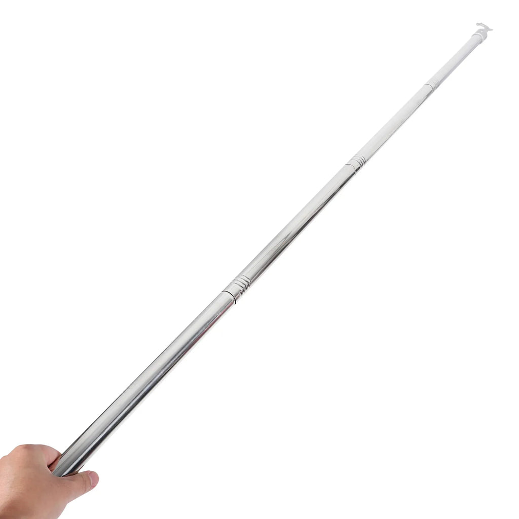Stainless Steel Push Pull Rod Telescopic Blinds Shades Adjustable