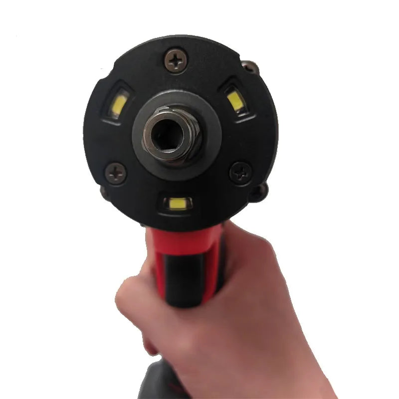 Brushless Impac Wrench 500N M Electric Driver 1 2 Repair Cordless