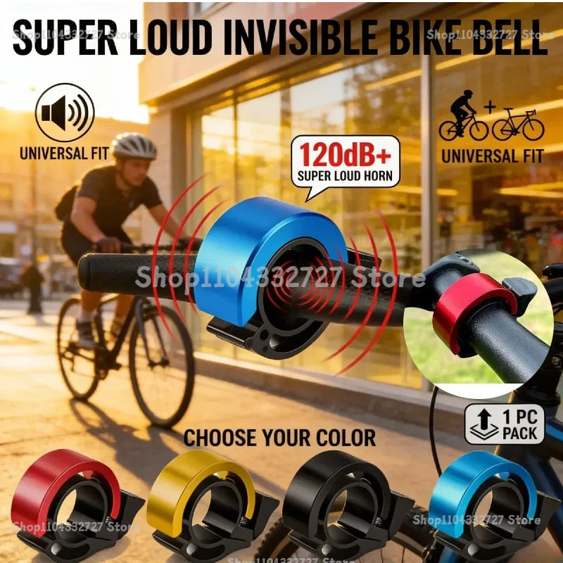Road Bike Mountain Bike Horns Stainless Steel Invisible Bicycle Bells Accessories Bike Safety Cycling Call Riding Safety Accesso Zpaxo