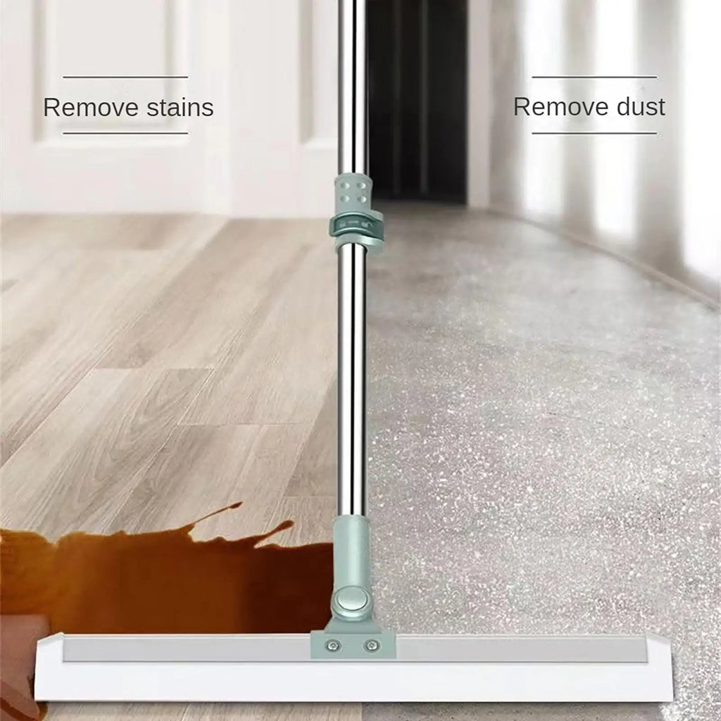 Floor Scrub Broom Scraping Broom with Telescopic Handle Household Cleaning Tool for Floor Bathrooms Kitchens Showers Tile Pet Zpaxo