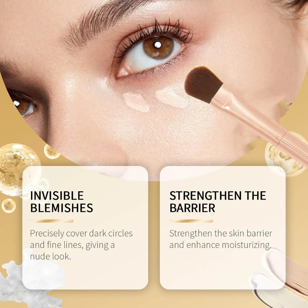 Waterproof Colored Clay CC Undereye Corrector Long Lasting Moisturizing Eye Concealer Cover Dark Circles Facial Makeup Zpaxo