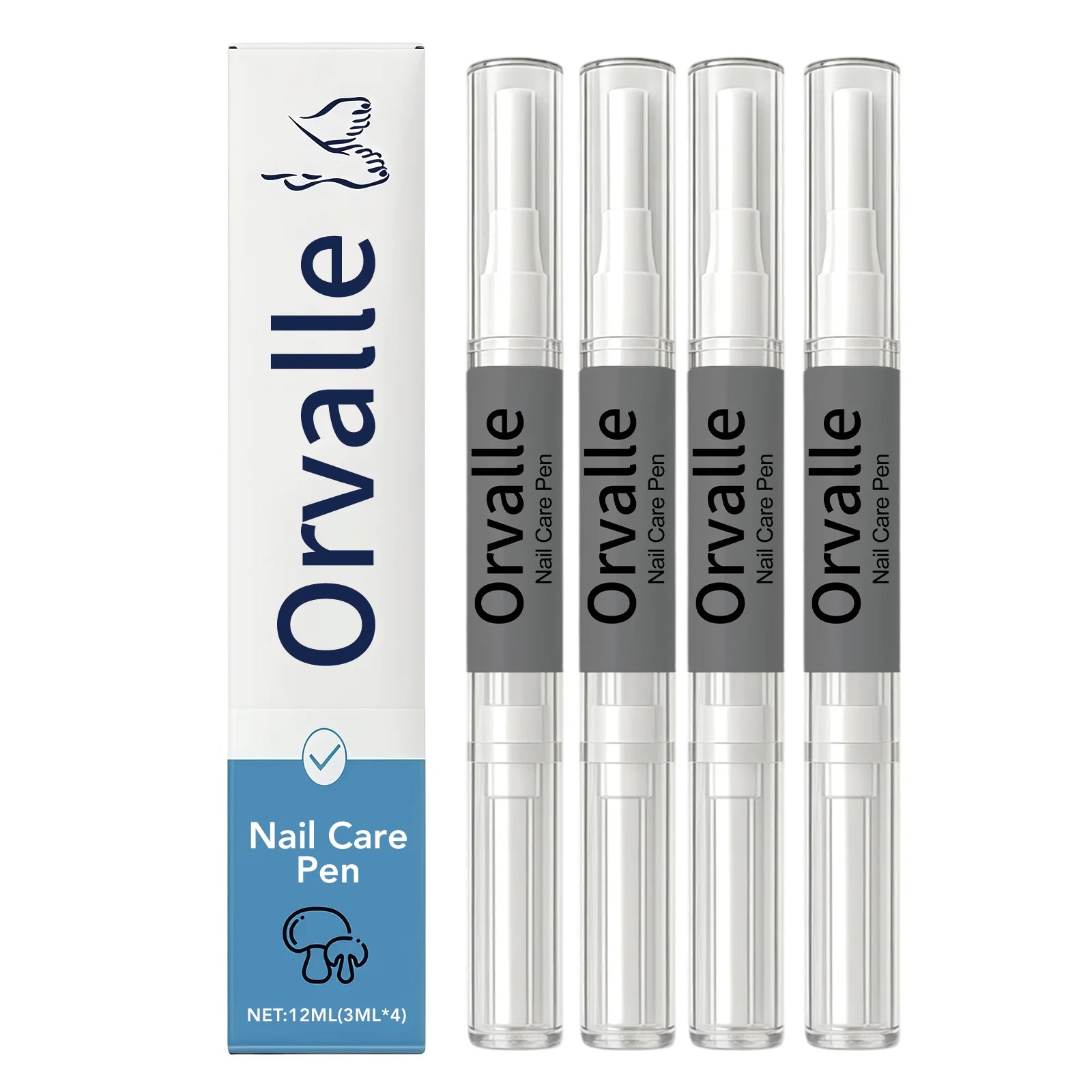 Nail Repair Pen Set – Nail Growth Serum & Hardener (4-Pack) Nail Treatment Pen Zpaxo 1 SET