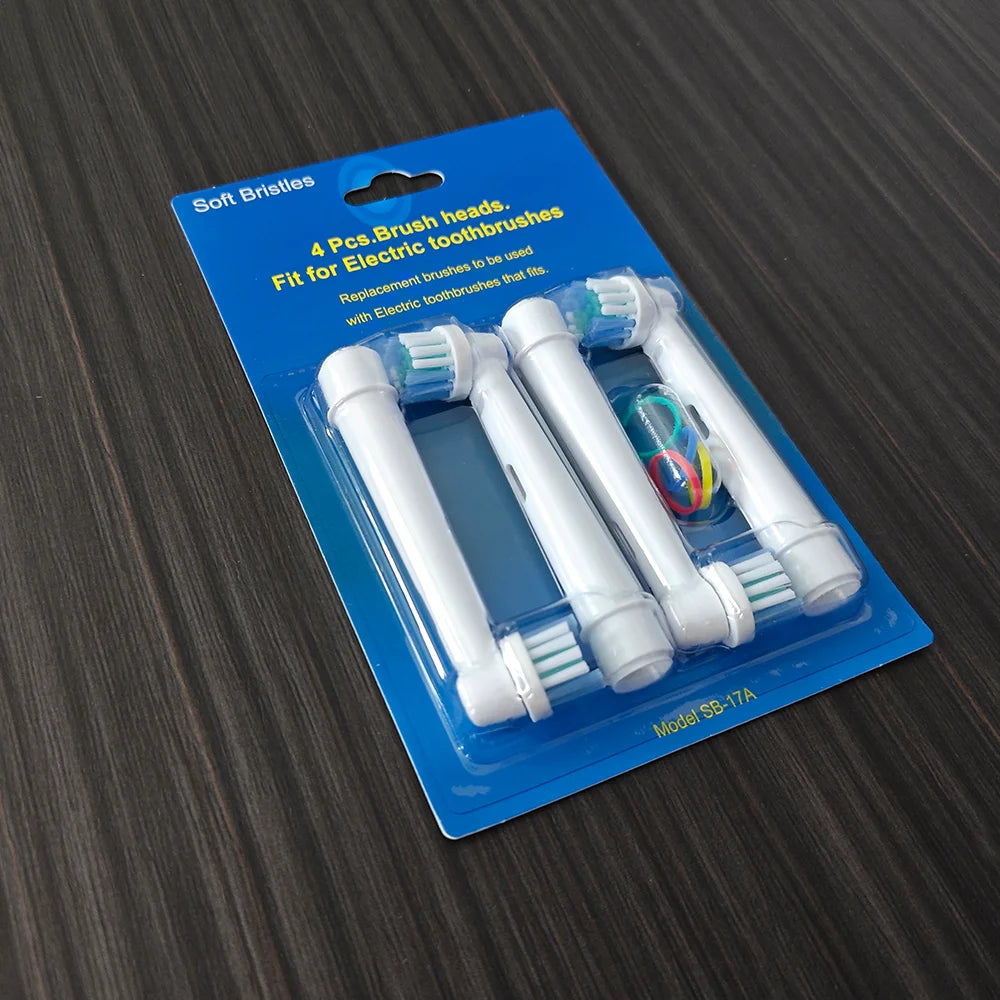 Wholesale 4 8 Lot Electric Toothbrush Head Oral B 6000 Sensitive Zpaxo SB17A-4PCS