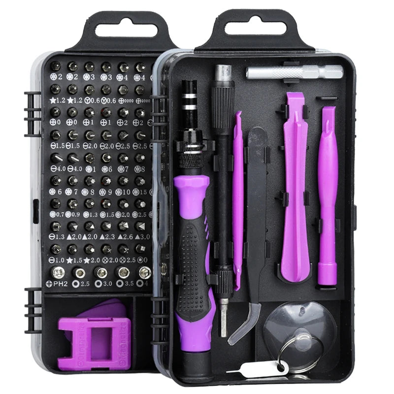 Screwdriver Bits Set Magnetic Torx Phillips Screwdriver Socket Remover Wrench for Electronics Repair 115B Zpaxo