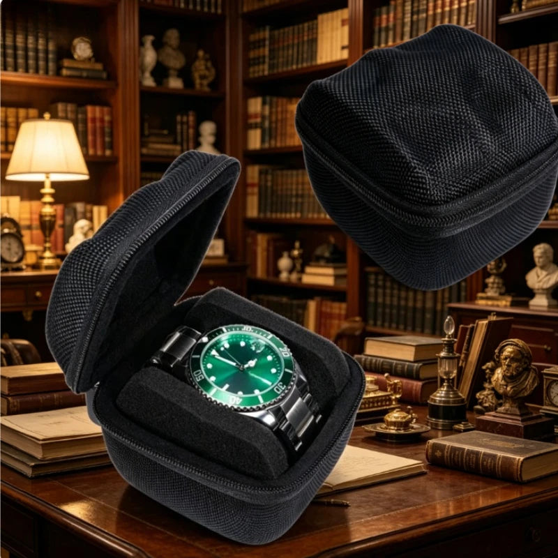 Watch Storage Box Portable Pouch 1 Slot Decorative Protective Case