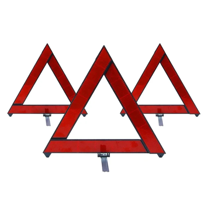 Red Reflective Emergency Warning Triangle | Roadside Safety Emergency Warning Triangle Zpaxo