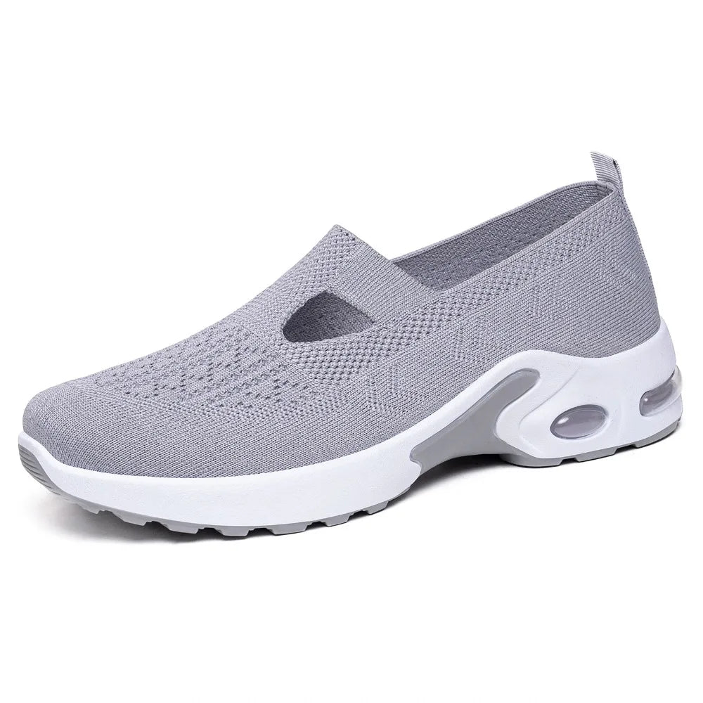 Women's 2026 Spring Versatile Casual Shoes One Step Breathable Soft Zpaxo 44 GRAY