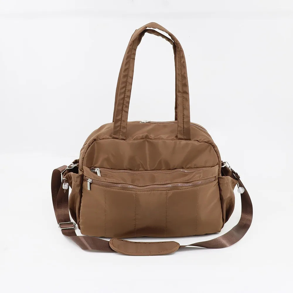 Travel luggage bag ladies' fitness bag dry wet bag ladies' carry on compartment luggage bag waterproof fitness bag Zpaxo Dark brown bag