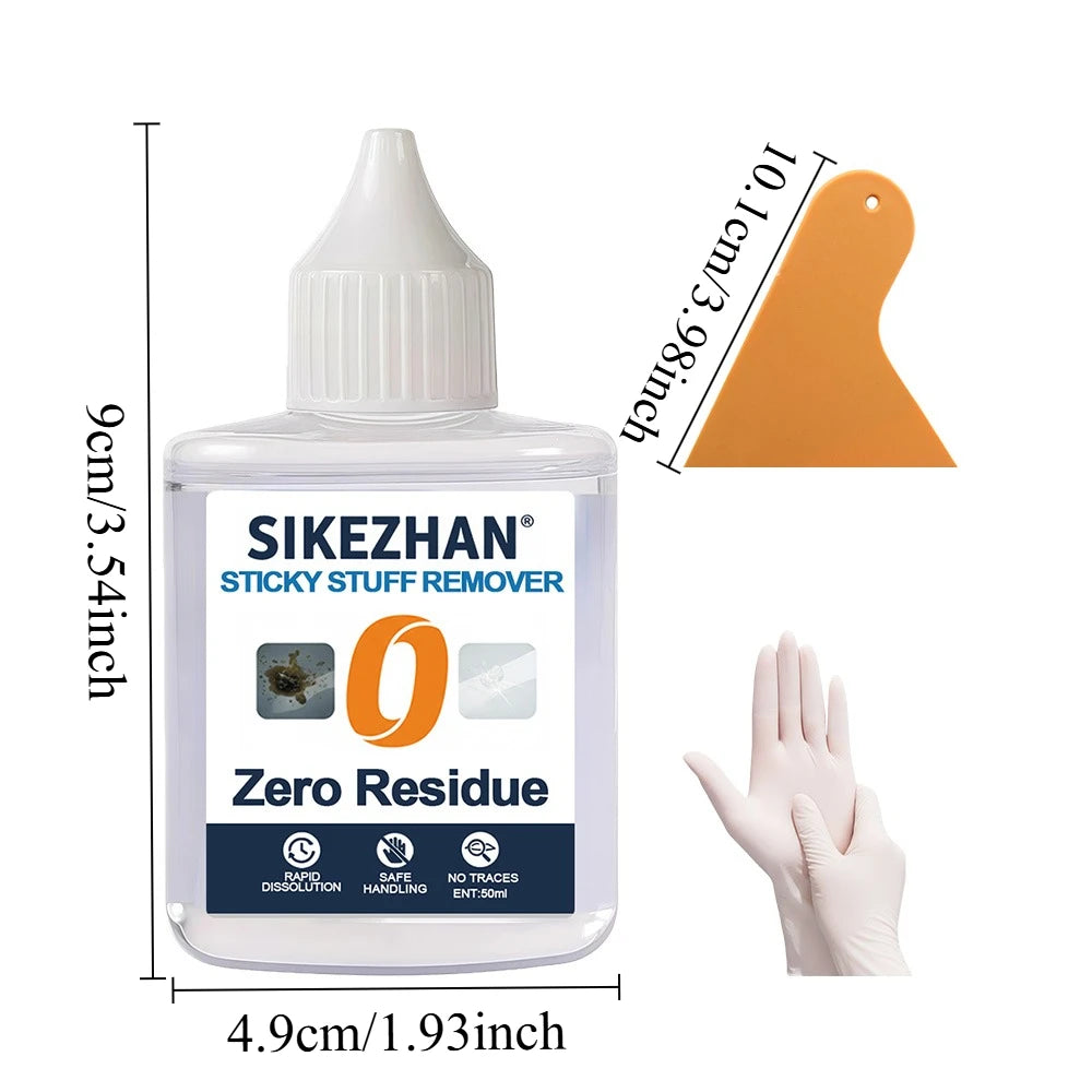 50ml All Purpose Adhesive Glue Remover Sticky Residued Remover Auto Car Sticker Car Glass Label Cleaner Adhesive Glue Removal Zpaxo