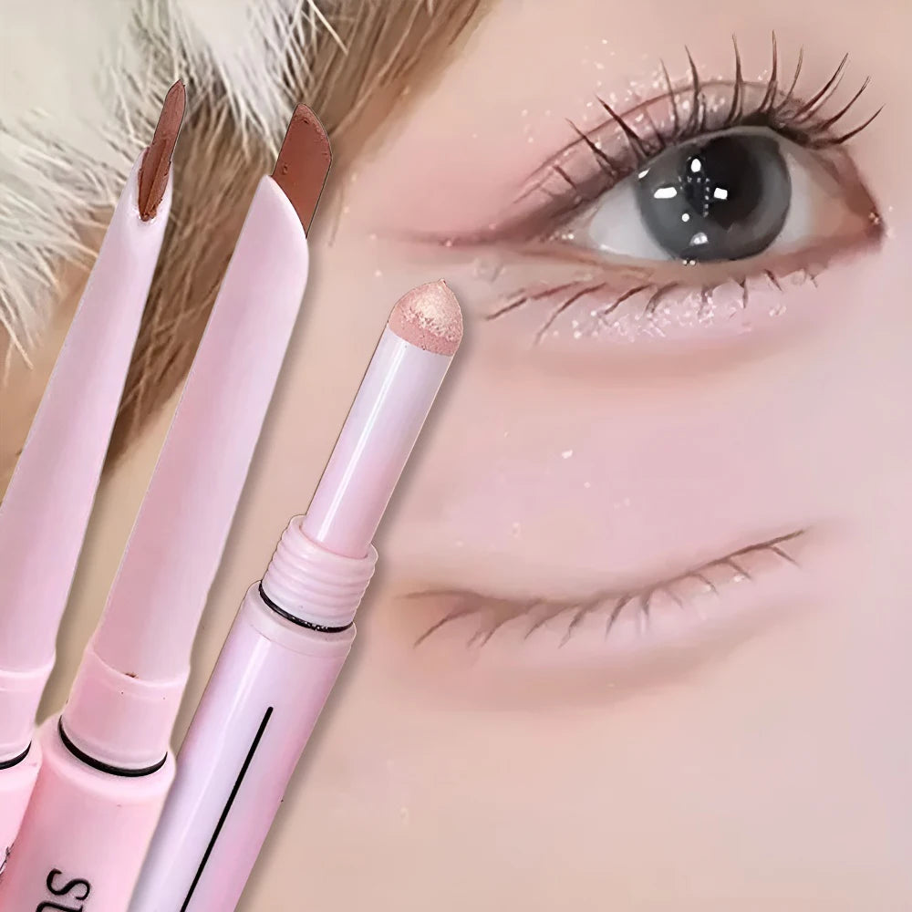 Machete-shape 1 Lying Silkworm Eyeliner Pencil Diamond Glitter Matte Zpaxo