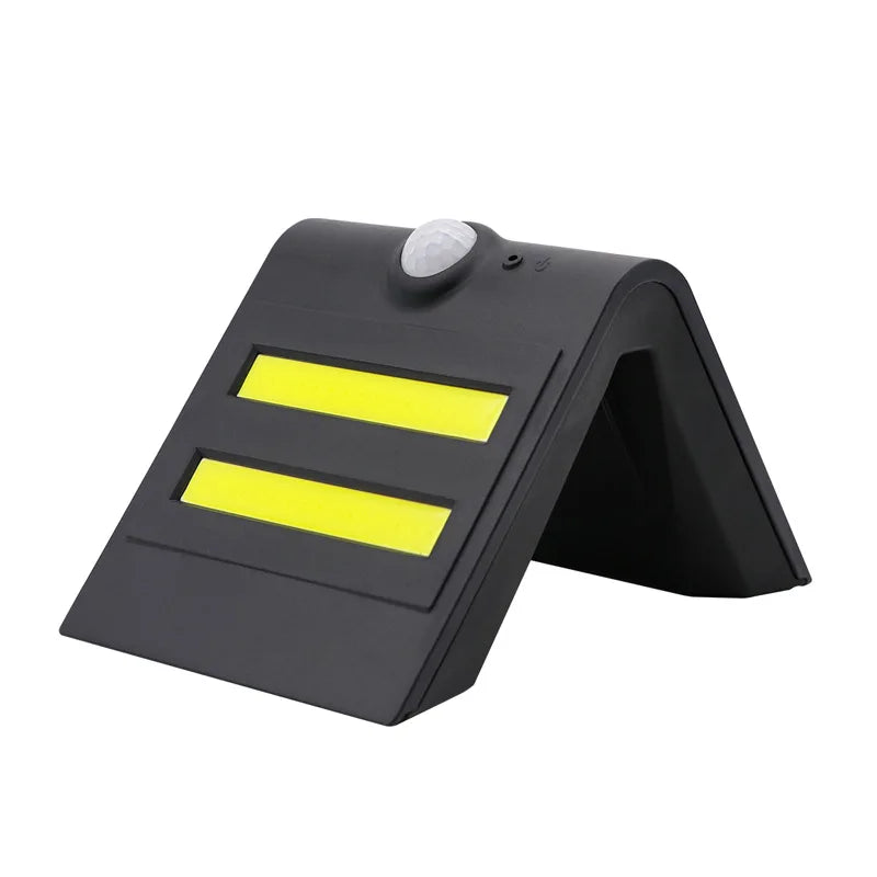 Solar LED Outdoor Motion Detection Wall Light IP65 Three Lighting Modes Black/White Housing Ambient Light Home Garden Decoration Zpaxo