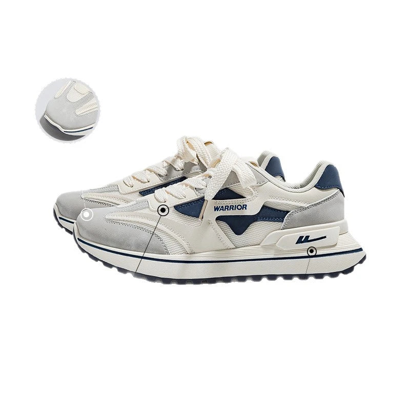 Warrior Women's Beige White Retro Running Shoes Classic Casual Zpaxo